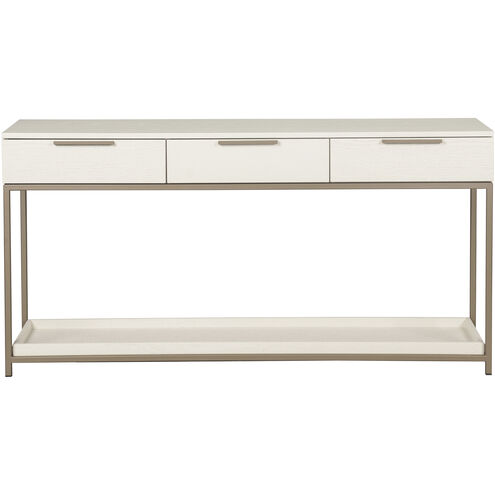 Rebel 63 X 17.75 inch Champagne Gold / Cream Console Table with Drawers